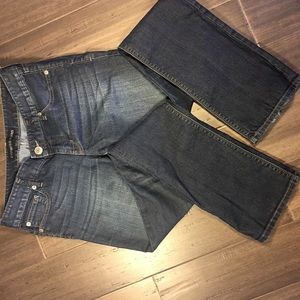 Express Barely Boot Jeans - Zelda Ultra Low Rise